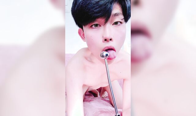 college-aged lad attempt his assfucking to sqiurt and shrieking for the first-ever time