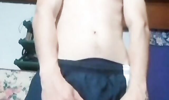 Youngster Ty Evans loves solo getting off and gets a facial cumshot