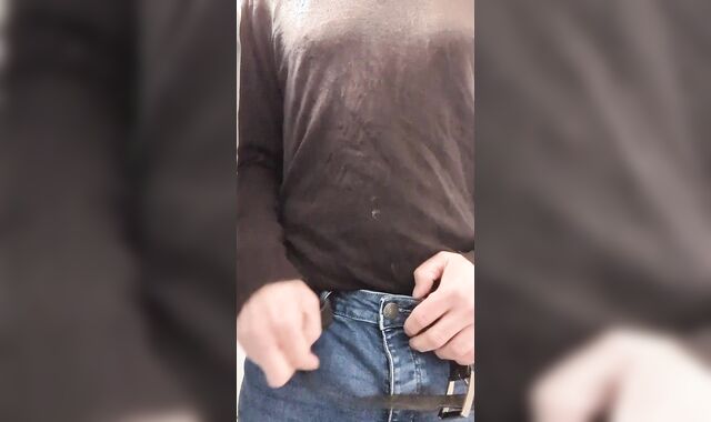 Getting my manstick out at work