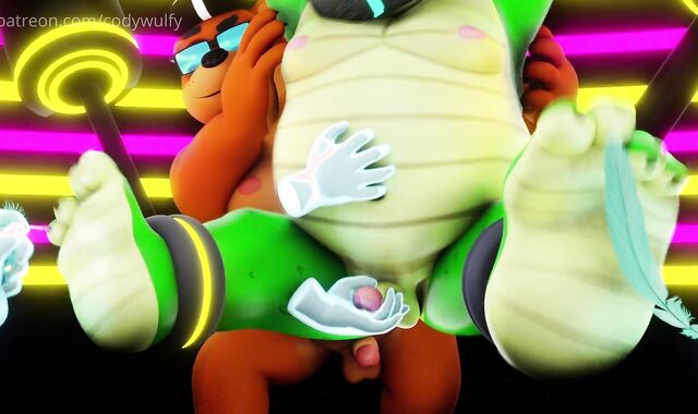 Torrid Sumptuous Obese Fur covered Kittle Toon