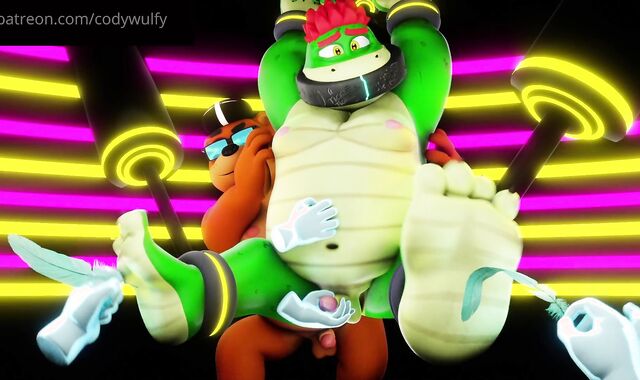 Torrid Sumptuous Obese Fur covered Kittle Toon