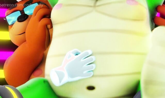 Torrid Sumptuous Obese Fur covered Kittle Toon