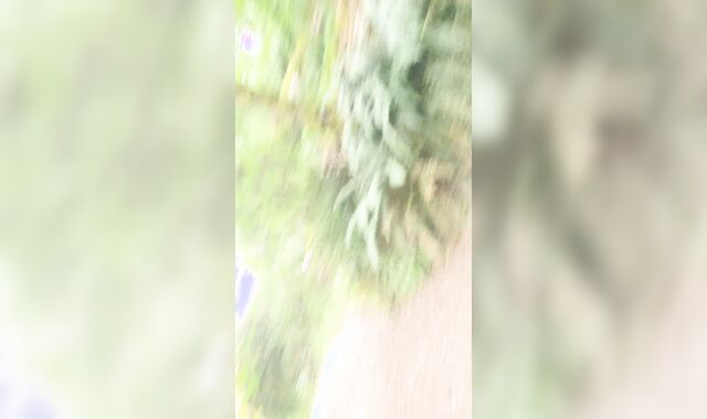 Inverted manmeat finger plow in public on the trail