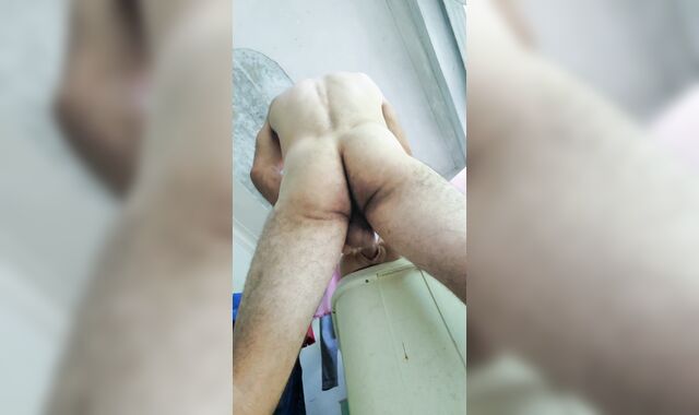 Fur covered rump and rock-hard fuckpole screwing from below