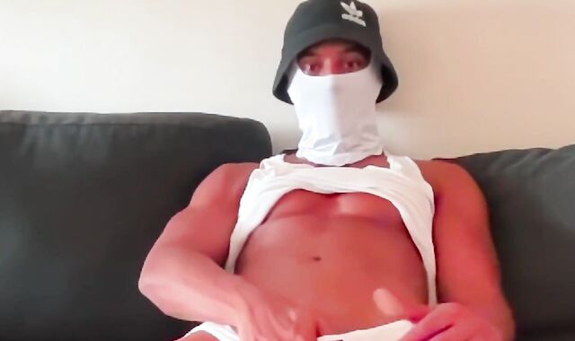 Stellar Twunk Aesthetic Undergarments Taunt (Masculine Model Tighty Whitey Boxers) Flexing for Pride Month LGBTQ