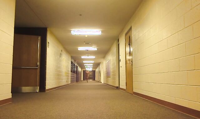 I sent this vid to my chief on my last day of work. Running down the hall outside of his office.