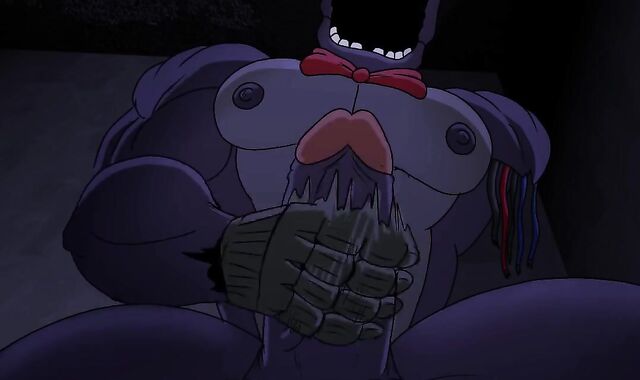 Withered bonnie masturbating off
