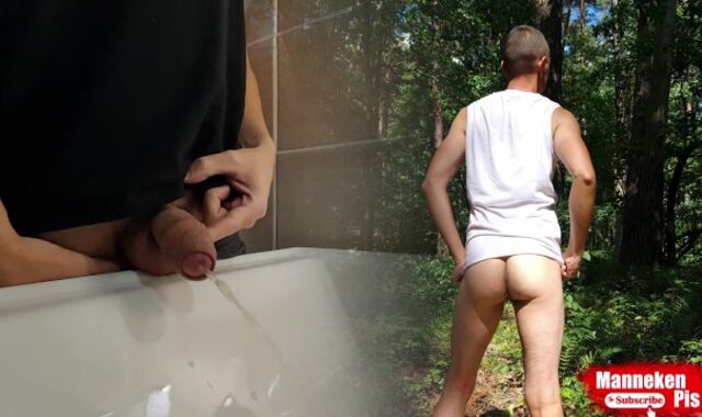 A yam-sized dosage of urine in the washbasin from a stud