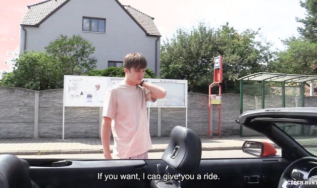 Czech Hunter: A Truck's Rail and Barred Joy