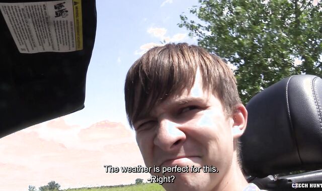 Czech Hunter: A Truck's Rail and Barred Joy