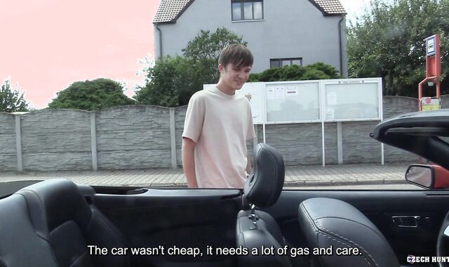 Czech Hunter: A Truck's Rail and Barred Joy