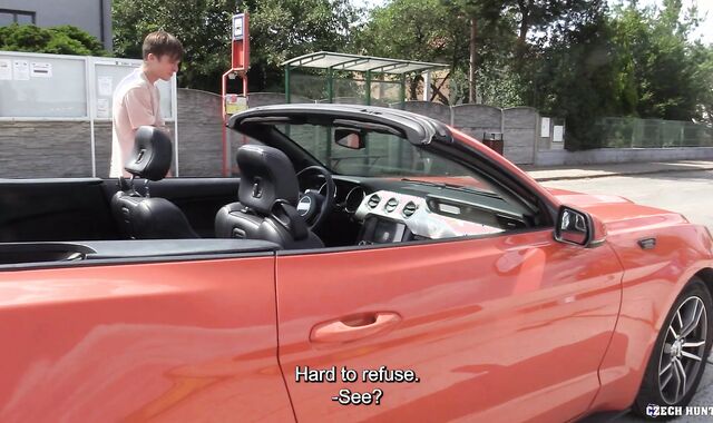 Czech Hunter: A Truck's Rail and Barred Joy