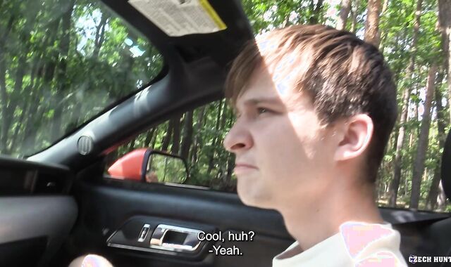 Czech Hunter: A Truck's Rail and Barred Joy