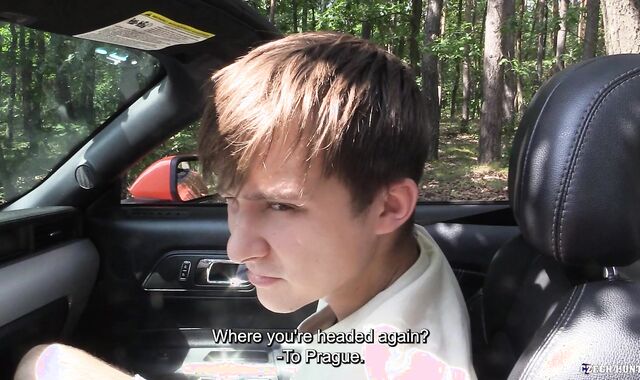 Czech Hunter: A Truck's Rail and Barred Joy