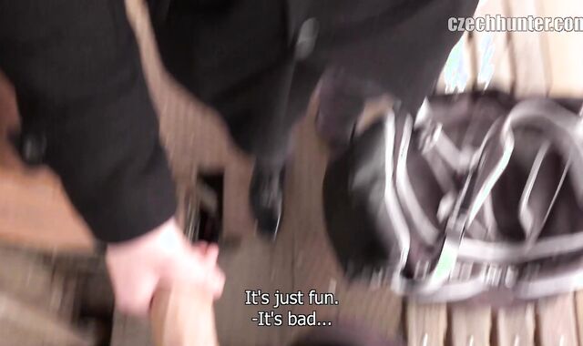 Czech Hunter: Waiting on the Platform for Barred Joy