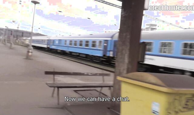 Czech Hunter: Waiting on the Platform for Barred Joy