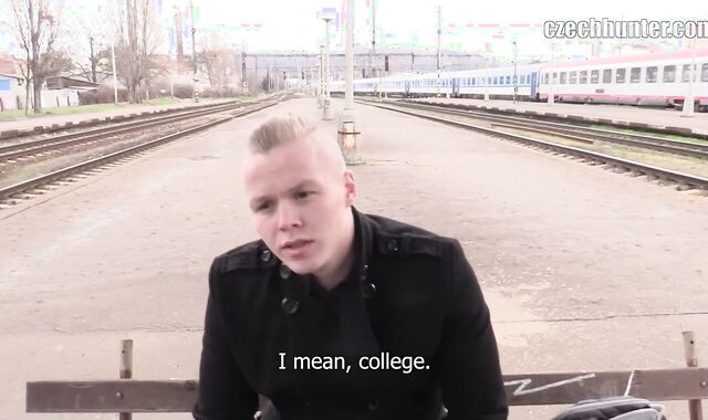 Czech Hunter: Waiting on the Platform for Barred Joy