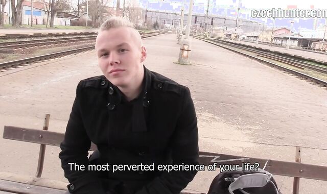 Czech Hunter: Waiting on the Platform for Barred Joy