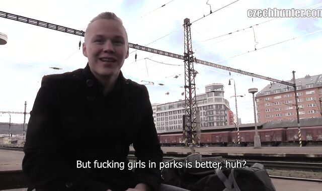 Czech Hunter: Waiting on the Platform for Barred Joy