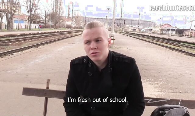 Czech Hunter: Waiting on the Platform for Barred Joy