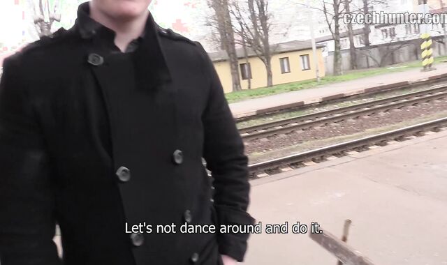 Czech Hunter: Waiting on the Platform for Barred Joy