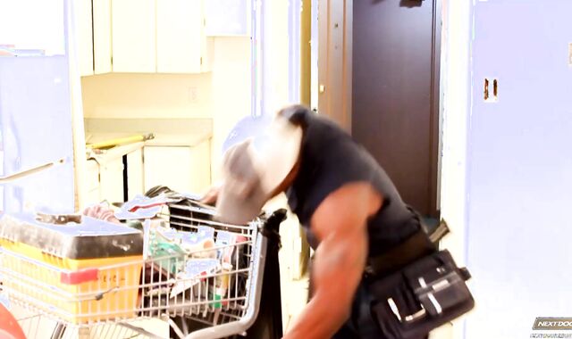 Next Door Studios: The Suspended Fellow's Cheery Painting Job