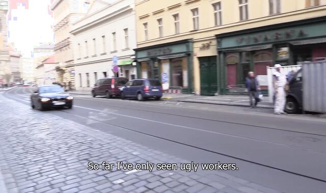 Czech Hunter: Startled Rock-hard on Motel Couch