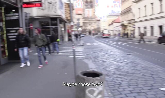 Czech Hunter: Startled Rock-hard on Motel Couch