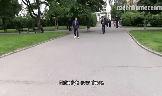 Czech Hunter: Angelic Allurement in the Park