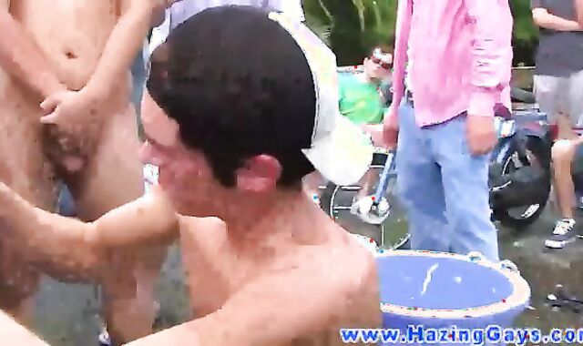 Heterosexual Te-ns Wanking chisels Outdoor