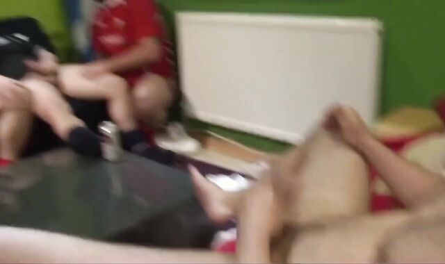 alluring Brit banging four