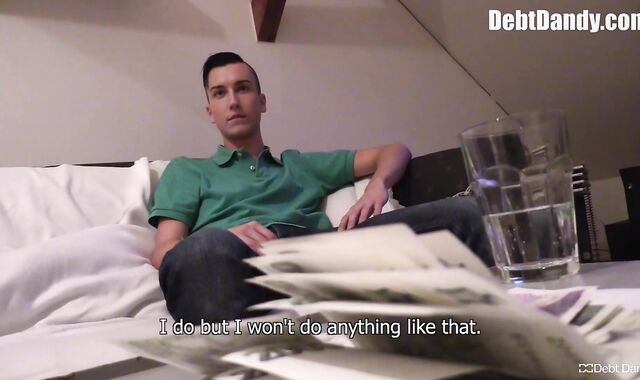 Debt Dandy: Stiff-Earned Currency for His Sensitive Lips