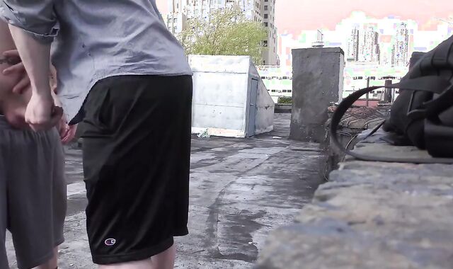 absorbing & poking On A NYC Rooftop