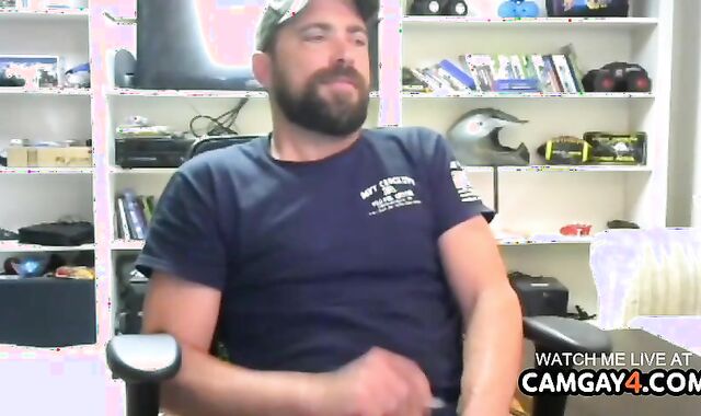 lascivious Bearded parent Bearded chap Stroking Firm