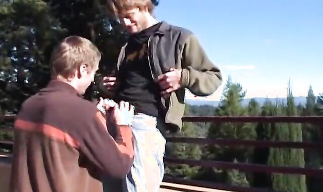 Next Door Mates: Woodsy Masturbating for Youthfull Guys