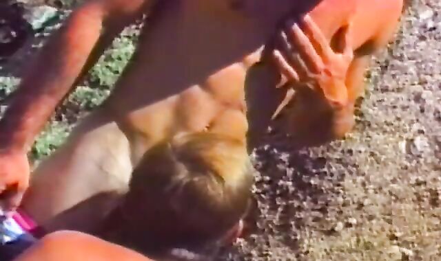 2 cowguys pulverize outside