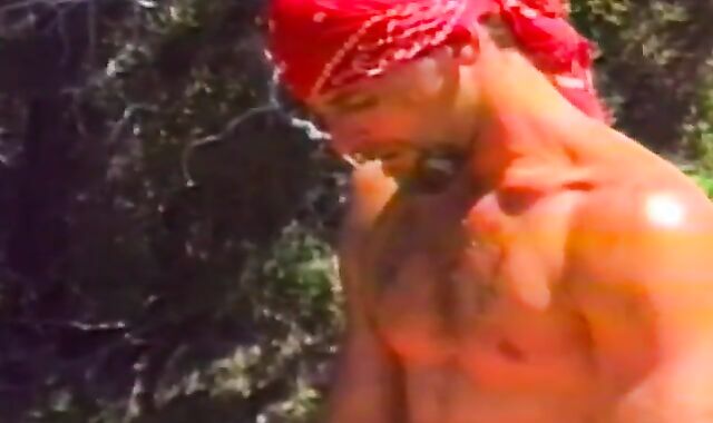 2 cowguys pulverize outside