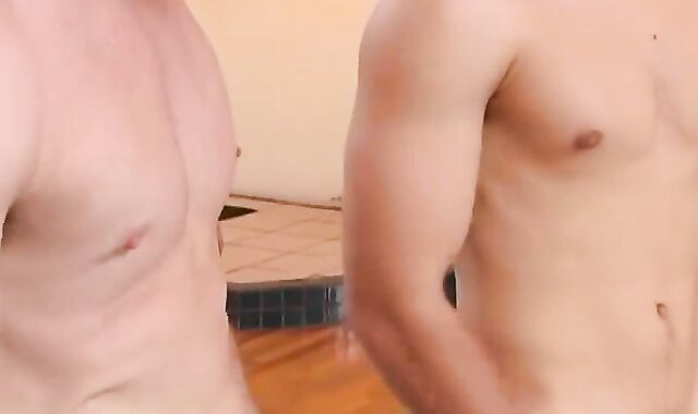 Next Door Pals: Mass ejaculation Olympics: Mason Takes the Gold