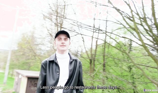 Czech Hunter: Waiter's Very first Taste of Fat Stiffys