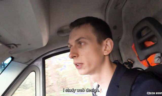 Czech Hunter: From Town Stud to Boy Hoe, All in One Rail