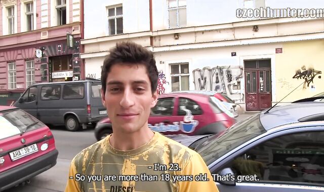 Czech Hunter: Lured by Honza: Street Undergarments Sales