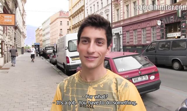 Czech Hunter: Lured by Honza: Street Undergarments Sales