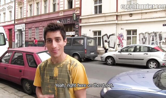 Czech Hunter: Lured by Honza: Street Undergarments Sales