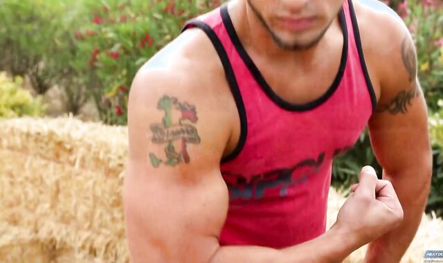 Next Door Masculine: Seated With A Pink cigar Up