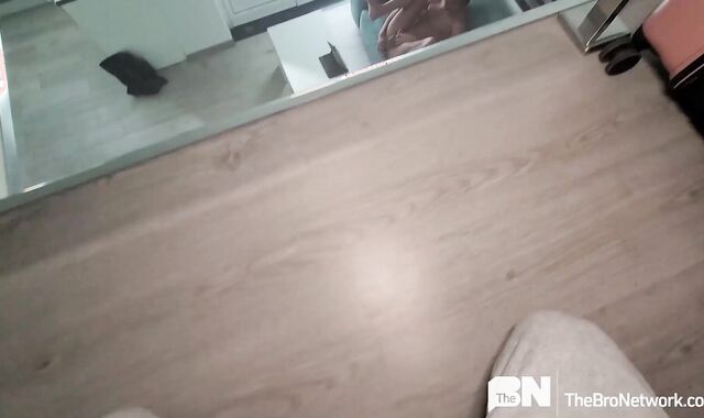 AmateurGayPOV: Attempting My Cuzn's Cock-squeezing Lil' Caboose