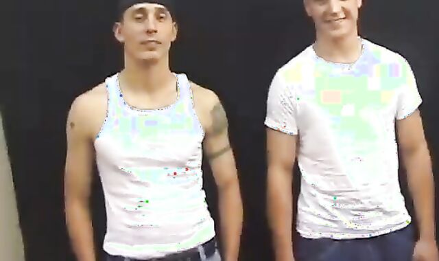 concupiscent Milky Hairy men wank off For Each Other