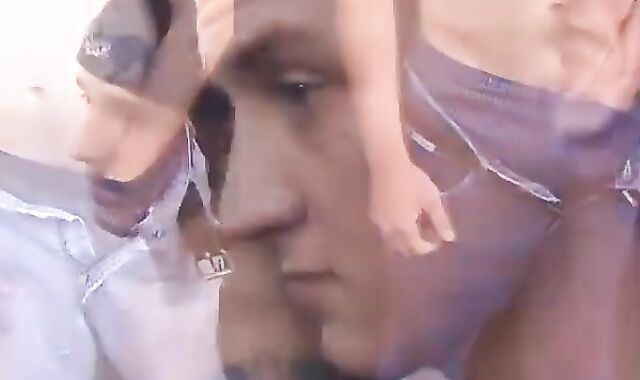 concupiscent Milky Hairy men wank off For Each Other