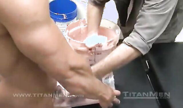 Realistic faux man sausage