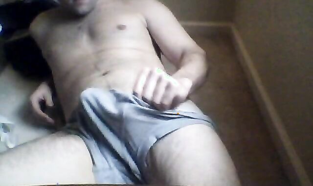 monday afternoon jerk off sesh. Trunks...