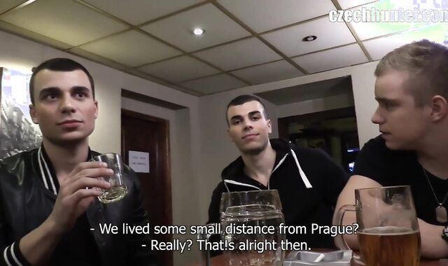 Well muscled bods in motel bedroom